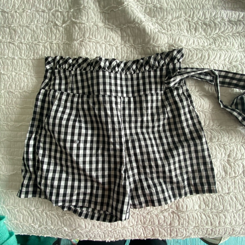 Gingham shorts